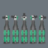 Wera 8009 Zyklop Pocket Set 2 bitset Zwart/groen, 18‑delig