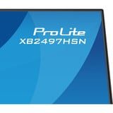 iiyama ProLite XB2497HSN-B1 23.8" monitor Zwart (mat), 100 Hz, HDMI, DisplayPort, USB-C, Audio, LAN