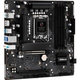 ASRock B760M PG LIGHTNING socket 1700 moederbord Zwart/grijs, RAID, 2.5Gb-LAN, Sound, µATX