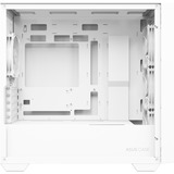 ASUS A21 PLUS mini tower behuizing Wit | 2x USB-A | RGB | Window