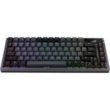 ASUS ROG Azoth, gaming toetsenbord Gunmetal, US lay-out, ROG NX Red, RGB leds, Hot-swappable, TKL, USB 2.0, Bluetooth, 2,4 GHz