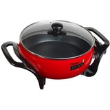 Bestron APP800 Party Pan Festa Italiana bak-/braadpan Rood/zwart