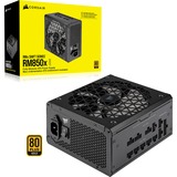 Corsair RM850x Shift 850W voeding Zwart, 1x 12VHPWR, 4x 6+2-pin PCIe, Kabel-management