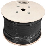 Digitus Cat7 S/FTP ondergrondse kabel, simplex Zwart, 1000 m