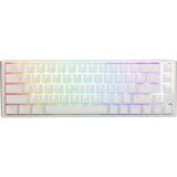 Ducky One 3 SF White, gaming toetsenbord Wit/zilver, BE Lay-out, Cherry MX RGB Brown, RGB leds, 65%, ABS