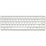 Ducky One 3 SF White, gaming toetsenbord Wit/zilver, BE Lay-out, Cherry MX RGB Brown, RGB leds, 65%, ABS