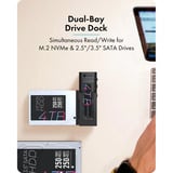 ICY BOX IB-2911MSCL-CU31 Clone en DockingStation Zwart, voor M.2 NVMe en 2.5"/3.5" HDD/SSD
