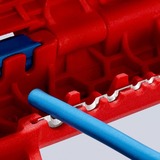 KNIPEX Ergostrip universeel ontmantelingsgereedschap 16 95 02 SB kabelstrip- /ontmantelingsgereedschap Rood/blauw, links-handig