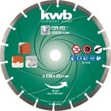 KWB Cut-Fix Geen-Line Diamant Doorslijpschijf 230mm 