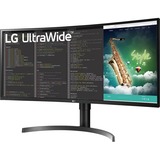 LG LG   35 L 35WN75CP-B 35" Curved UltraWide monitor Zwart/zilver
