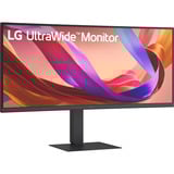 LG UltraWide 34U650A-B 34" curved monitor Zwart, 2x HDMI, DisplayPort, 3x USB-A, USB-B, USB-C, RJ-45