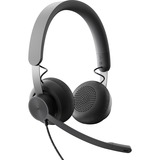 Logitech Zone Wired headset Zwart