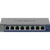 Netgear 8-poorts Gigabit Plus-switch (GS108E-400EUS) Grijs, Unmanaged
