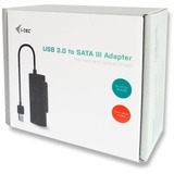 i-tec USB 3.0 > SATA III adapter Zwart, 0,15 meter