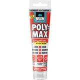 Bison Poly Max Crystal Express hangtube 115 g transparant lijm 