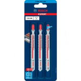 Bosch Expert Decoupeerzaagblad Plastic Composites clean T 301 CHM 117 mm, 3 stuks
