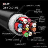 Club 3D Gecertificeerde Ultra High Speed HDMI 2.1 kabel Zwart, 3 meter, 8K