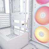 Corsair 3500X LX-R RGB iCUE LINK midi tower behuizing Wit | 2x USB-A | 1x USB-C | Tempered Glass