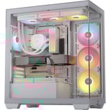 Corsair 3500X LX-R RGB iCUE LINK midi tower behuizing Wit | 2x USB-A | 1x USB-C | Tempered Glass