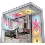 Corsair 3500X LX-R RGB iCUE LINK midi tower behuizing Wit | 2x USB-A | 1x USB-C | Tempered Glass