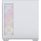 Corsair 3500X LX-R RGB iCUE LINK midi tower behuizing Wit | 2x USB-A | 1x USB-C | Tempered Glass