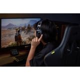 Corsair HS80 v2 MAX Wireless over-ear gaming headset Zwart/grijs, 2,4 GHz / Bluetooth, PlayStation, Switch, Smartphone, Pc