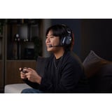 Corsair HS80 v2 MAX Wireless over-ear gaming headset Zwart/grijs, 2,4 GHz / Bluetooth, PlayStation, Switch, Smartphone, Pc