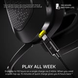 Corsair HS80 v2 MAX Wireless over-ear gaming headset Zwart/grijs, 2,4 GHz / Bluetooth, PlayStation, Switch, Smartphone, Pc