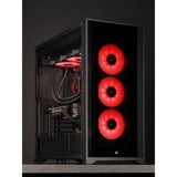 Corsair ML140 LED ELITE Red case fan Zwart/rood, 4-pins PWM fan-connector