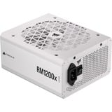 Corsair RM1200x SHIFT White, 1200W voeding  Wit, 8x PCIe, 1x 12VHPWR, Kabelmanagement