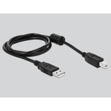 DeLOCK USB-A 2.0 > 4 x seriële RS-232 adapter Zilver, 1 meter