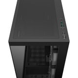 DeepCool CG580 4F V2 midi tower behuizing Zwart | 2x USB-A | 1x USB-C | RGB | Tempered Glass