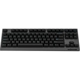 Leopold FC750RBTN/EBBPD, gaming toetsenbord Grijs/zwart, US lay-out, Cherry MX Brown, TKL 80%, PBT Double Shot, Bluetooth 5.1