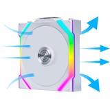 Lian Li UNI FAN SL120 Wireless RGB case fan Wit, 120 x 124.5 x 28 mm, PWM