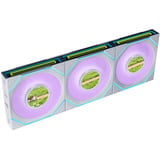 Lian Li UNI FAN SL-INF LCD FLEX 120 Reverse Wireless RGB case fans Wit, 3 stuks, 120 x 124 x 28 mm, PWM