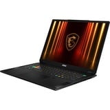 MSI Stealth 18 HX AI (A2XWIG-019BE) 18"  gaming laptop Zwart | Core Ultra 9 275HX | RTX 5080 | 64 GB | 2 TB SSD