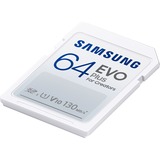 SAMSUNG EVO Plus SDHC 64 GB (2021) geheugenkaart Wit, MB-SC64K/EU, Class 10