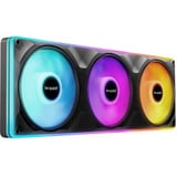 be quiet! Light Wings Pro IO Reverse RGB case fans Zwart, 3 stuks, 360 x 120 x 28 mm, Single Frame