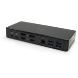 i-tec USB-C Quattro Display Docking Station + Power Delivery 85 W Zwart