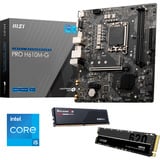 ALTERNATE Upgrade Kit PRO H610M-G + Core i5-12400F + 16 GB + 512 GB SSD Moederbord, CPU, Geheugen, SSD
