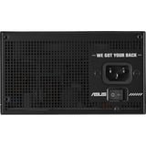 ASUS TUF Gaming Platinum modulaire 850 watt voeding  Zwart, 1x 12V-2x6, 3x PCIe