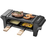 Bestron ARG150BW Raclette grill gourmetstel Zwart/houtkleur