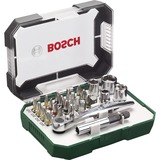 Bosch 26-delige Schroefbit- en Ratelset Groen