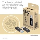 Club 3D USB-C 3.2 > USB-A 3.2 Gen 1 adapter Zwart