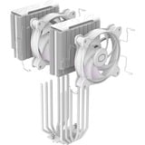 Cooler Master Hyper 622 Halo White RGB CPU-koeler Wit, 4-pin PWM fan-connector