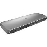 Corsair TBT100 Thunderbolt 3 Dock dockingstation Zilver, HDMI, USB-C, RJ-45