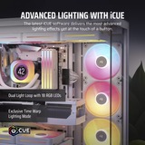 Corsair iCUE LINK LX140-R RGB PWM Reverse Fan case fan Wit, 4-pin PWM