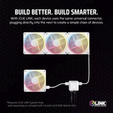 Corsair iCUE LINK LX140-R RGB PWM Reverse Fan case fan Wit, 4-pin PWM