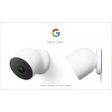 Google Nest Cam beveiligingscamera Wit, 2 stuks