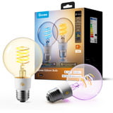 Govee Edison Bulb G80 E27 (2-stuks) ledlamp Transparant, WiFi, Bluetooth